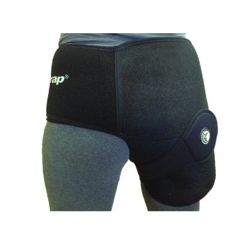 ActiveWrap Hip Wrap for Right or Left Hip, One Size, Black