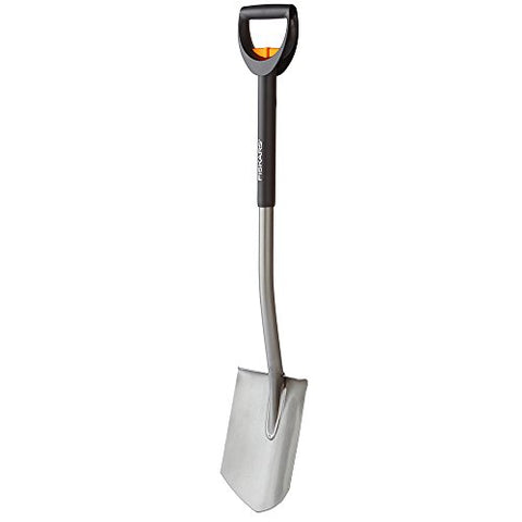 Fiskars- Extendable Ergo D-handle Steel Shovel 41" to 49"
