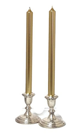 GOLD 12" STRAIGHT CANDLES