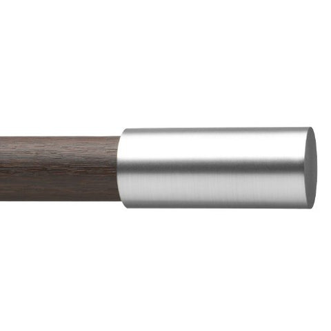 Enz 1 Rod 72-144 Espresso/ Nickel, 72-144" (182.9-365.8 cm)