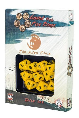 Legend of the 5 Rings - Lion Clan 10D10 Dice (10)