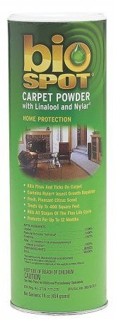 Bio Spot Carpet Powder with Linalool and Nylar 16oz