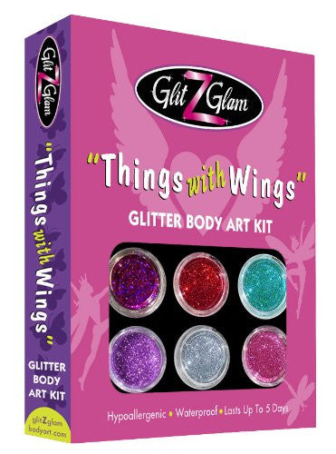 Things with Wings Glitter Body Art Kit