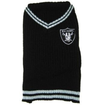 Oakland Raiders Dog Sweater, medium