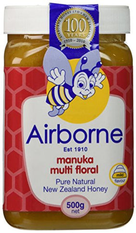 AIRBORNE Manuka Multifloral Honey 500g/17.5oz