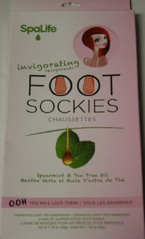 Invigorating Foot Sockies Spearmint & tea tree oil 2 Pack