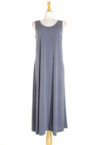 Jostar Stretchy Long Tank Dress in Grey Color in Small Size