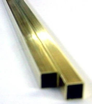 Square Brass Tube 5/32', Carded