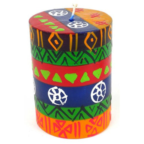 Hand Painted Candle - Single in Box - Shahida Design