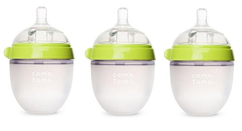Natural Feel Baby Bottle, Single Pack, Green, 150ml (5oz)