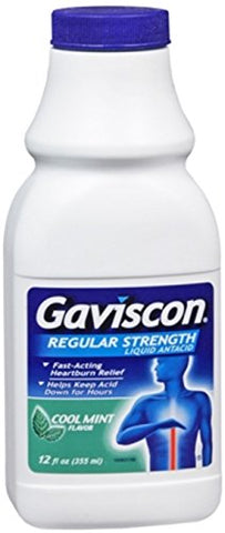 GAVISCON LIQUID 12 OZ -  Regular Strength