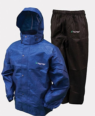 All Sport Rain Suit (Royal Blue/Black, X-Large)