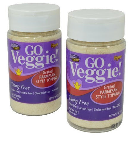 Go Veggie Vegan Parmesan Cheese Pack of 2