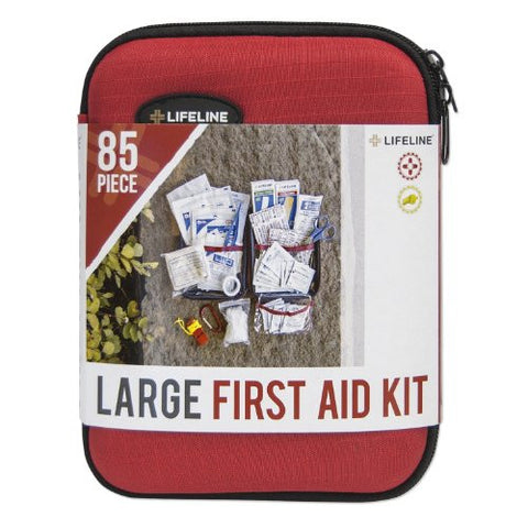 Large Hard-Shell Foam First Aid Kit - 85 Piece