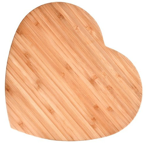 Bamboo Heart-Shaped Cutting Board, Large
