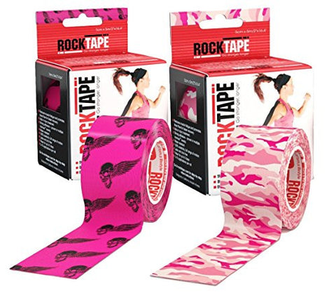 RockTape 2-Roll Gift Pack - Pink Camo/Pink Skulls