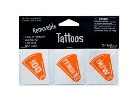 24 pack Orange Tattooes