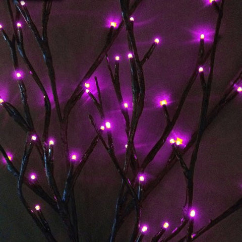 Battery Operated 60 Light Purple Willow Branch 40"