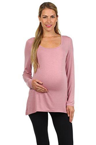 Swing Hem-Lift Nursing Top, Rose XLarge