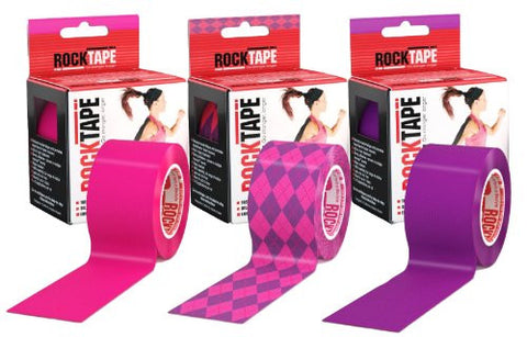 Rocktape 3-Roll Gift Pack - Pink/Pink Argyle/Purple
