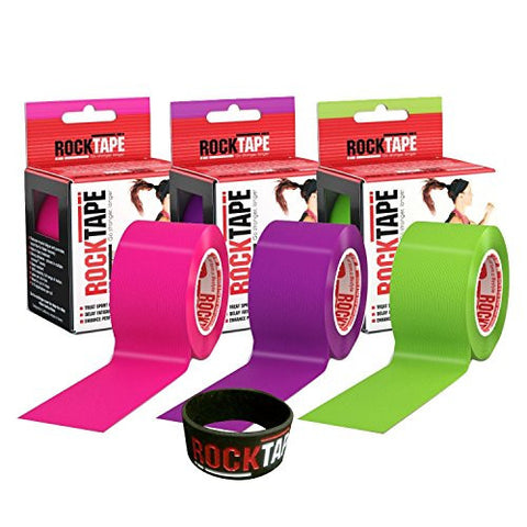 Rocktape 3-Roll Gift Pack - Pink/Lime/Purple