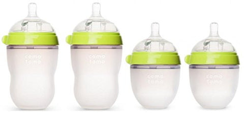 "Natural Feel" Baby Bottle (Double Pack), 5 oz Green"Natural Feel" Baby Bottle (Double Pack) 8 oz Green