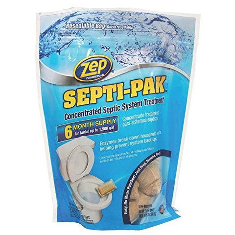 Zep Commercial SeptiPak Concentrated Septic System Treatment 12oz