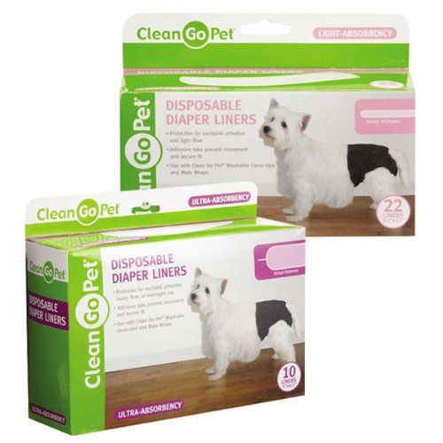 Clean Go Pet Disposable Diaper Liners - 22 count