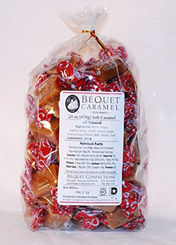 Bequet Gourmet Caramel - 24oz (Soft Vanilla)