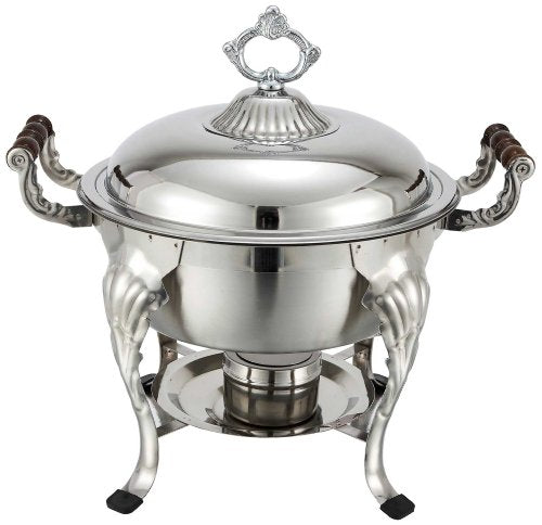 Winco 708 Round Crown Chafer, 6-Quart