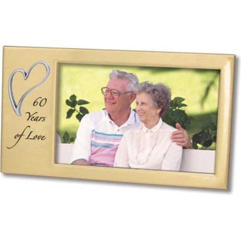 60 Years of Love Anniversary Photo Frame