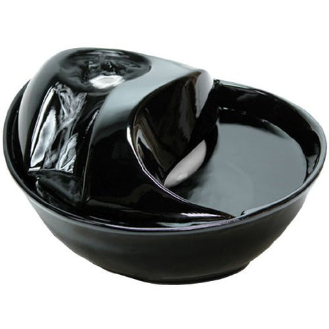 Ceramic Fountain- Raindrop Style - BLACK