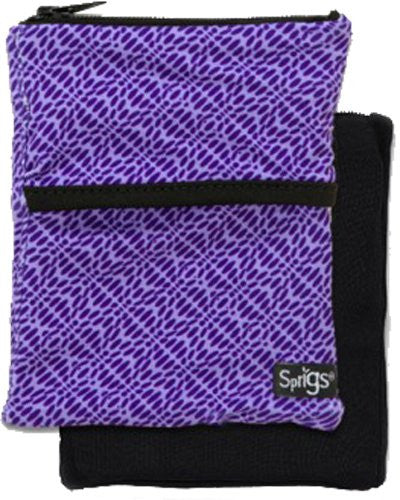 BIG BANJEES WRIST WALLET Breathable, Lightweight, Easy Access to Phone, etc.,One Size,Geo Purple/Black