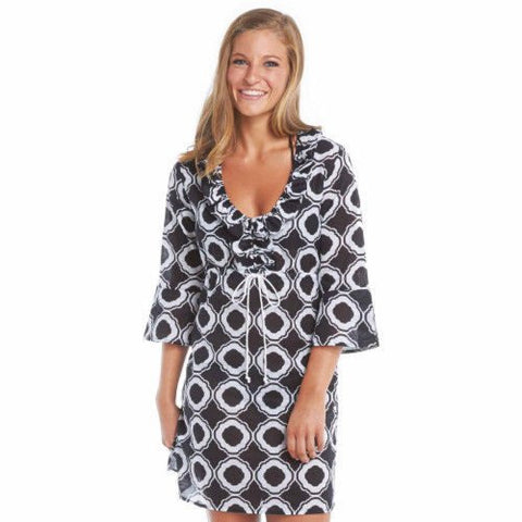 Anna Bell Tunic Black Honeycomb - Individual Size, Small
