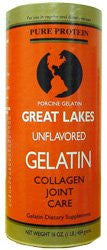 Unflavored Porcine Gelatin, 16.0 oz/1.0 lb