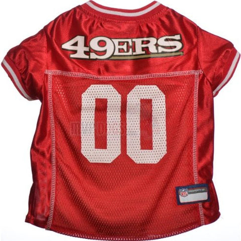 San Francisco 49ers - NFL Dog Jerseys, red w/ white trim, x-large