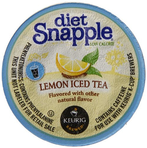 Snapple, Diet Lemon Iced Tea, k-cup