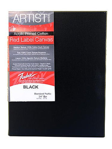 Red Label Black Standard Stretched Canvas (18x24)