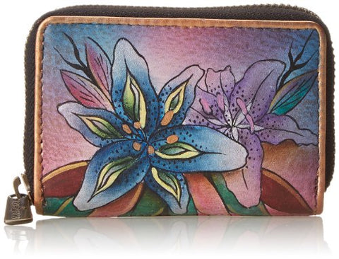 Luscious Lilies Denim Credit and Business Card Holder
