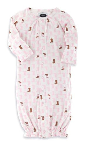 Bamboo Cowgirl Convertible Gown,Size: 0-3 MONTHS