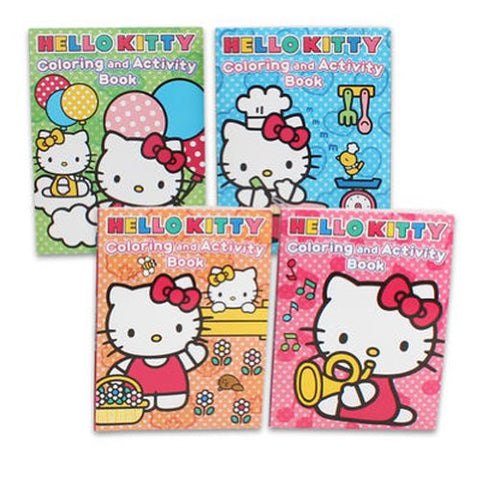Hello Kitty 96-page Coloring Book, Assorted, Pack of 4