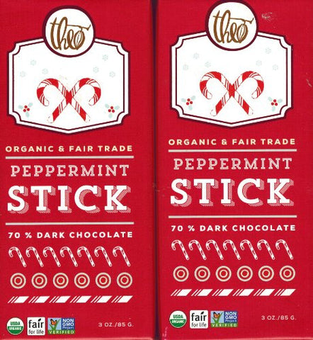 Peppermint Stick 70% Dark Chocolate 3 oz
