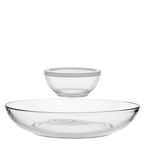 Selene Chip & Dip, 3-pc set Low bowl  5in bowl