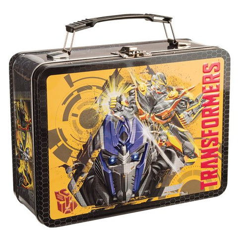 Transformers Movie Heroes Large Tin Tote, 9" x 3.5" x 7.5" (not in pricelist)