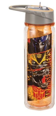 Transformers Movie Heroes 18 oz. Tritan Water Bottle, Orange 3" x 4" x 10" (not in pricelist)