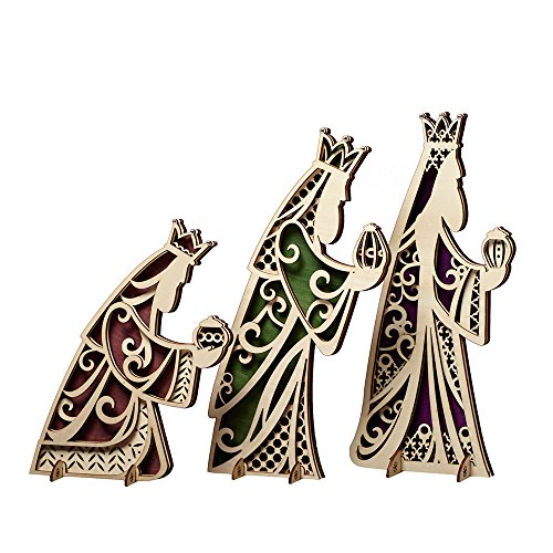 Enesco FLRSH Centerpiece - Set of 3 Kings