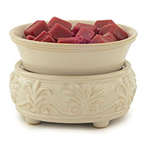 Ceramic Candle Warmer & Dish - Sandstone