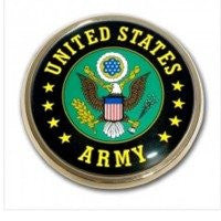 Army (GREEN seal) Auto Emblem