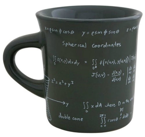 Math Mug - 4”H x 3-3/4”W; 12 oz.