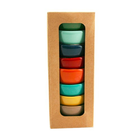 Set of 8 Gift Box Nut Bowls - 1-1/4 in x 2-5/8 in - 2 oz